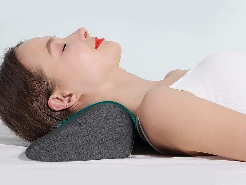 Cervical Neck Pillow Memory Foam Neck Bolster Pillow for Pain Relief Carousel 4