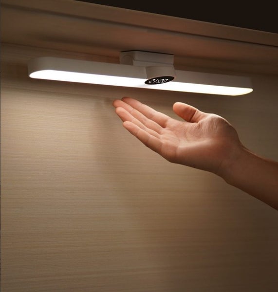 Sensor Magnetic Lamp Under Cabinet Light Night Light with Digital Clock Carousel 1