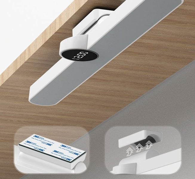 Sensor Magnetic Lamp Under Cabinet Light Night Light with Digital Clock Carousel 2