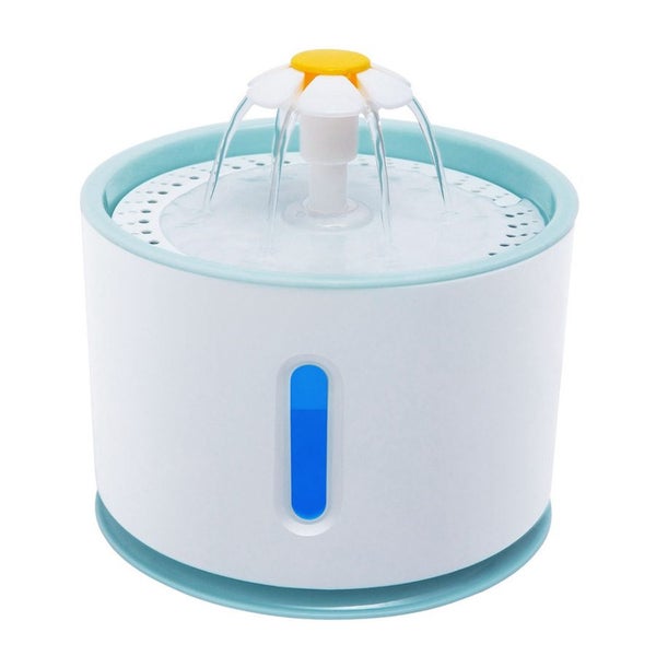 Pet Automatic Water Dispenser Cat Water Feeder Pet Drinking Bowl Plastic Blue Carousel 1