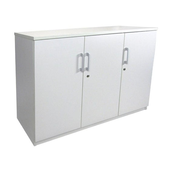 Sonic 1200mm Storage Credenza, White Carousel 1