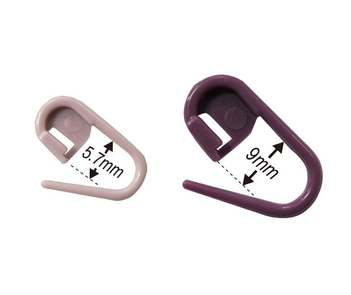 Sew Mate Stitch Markers Small & Large - 24pcs Carousel 2