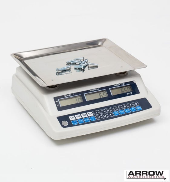 Digital Counting Scales - 15kg capacity 0.5 gm Precision Carousel 1