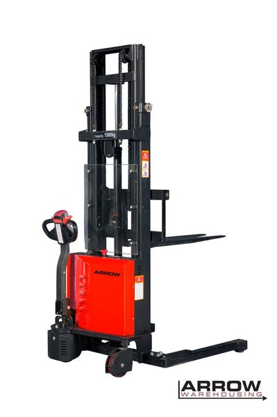 Electric Pallet Stacker Truck (Straddle) 3m Carousel 1