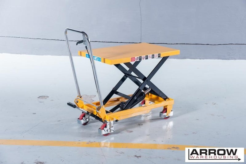 Trolley Mobile Hydraulic Scissor Lift 150kg Carousel 1