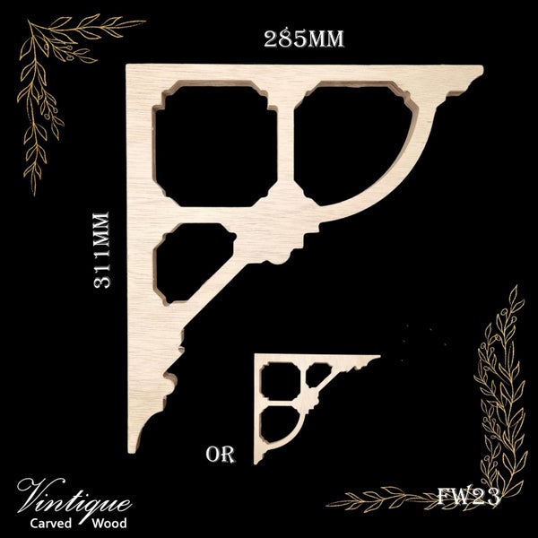 Carved wooden Lace Fretwork-Logan Park (FW23) 285mm x 311mm Carousel 3