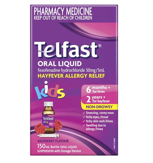 Telfast Oral Liquid 150ml Carousel 1