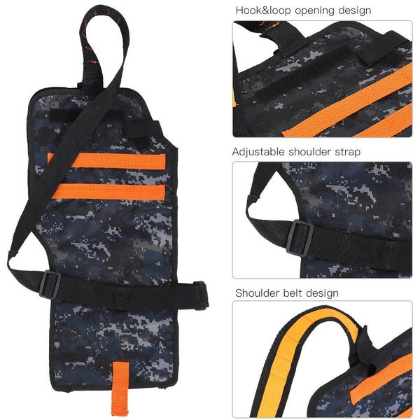 Thicken Storage Bag Back Holster Adjustable Belt for Tactical Toy Gun Carousel 2