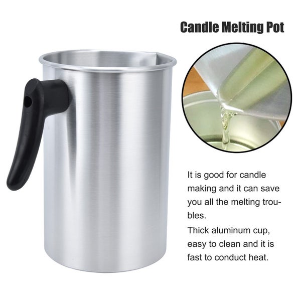 3L DIY Candle Wax Melting Pot Melting Wax Cup Candle Making Pouring Pitcher Carousel 2