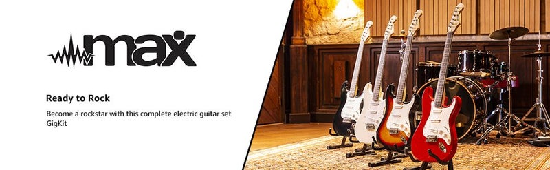 Electric Guitar Pack White Carousel 18