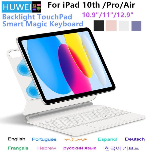 Magic Keyboard for iPad Pro 11 12.9 Air 4 Air 5 for iPad 10th Carousel 2