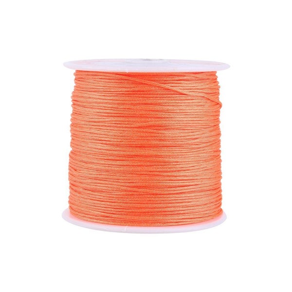 100M x 0.8mm Nylon Chinese Knot Cord Rattail Macrame Shamballa Thread String Carousel 1