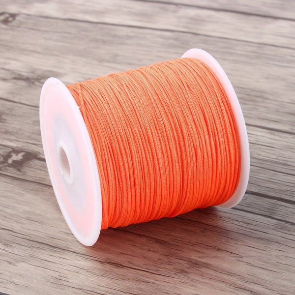 100M x 0.8mm Nylon Chinese Knot Cord Rattail Macrame Shamballa Thread String Carousel 2