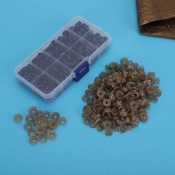 240pcs Safety Black Doll Eyes Plastic Screw Type for Teddy Bear Doll Animal Hand Carousel 2