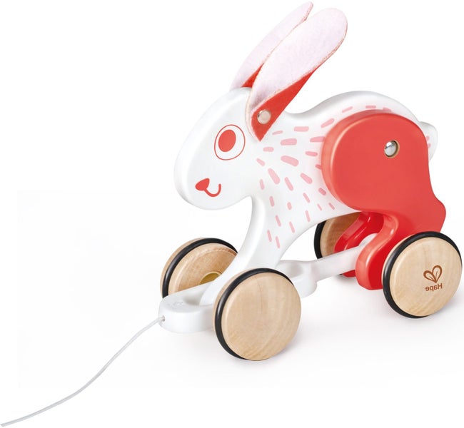 Hape: Pull Along Bunny Carousel 1
