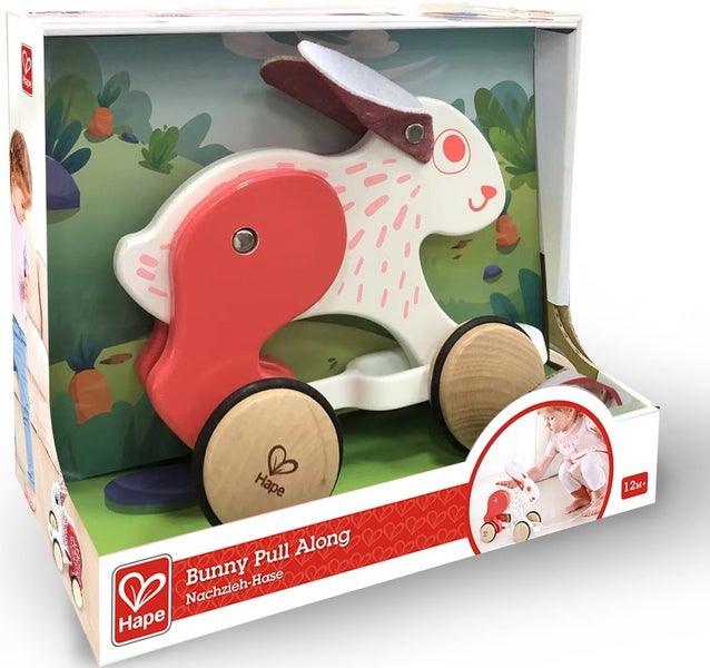 Hape: Pull Along Bunny Carousel 2