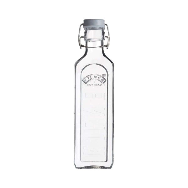 Kilner Embossed Clip Top Bottle 600ml Carousel 1