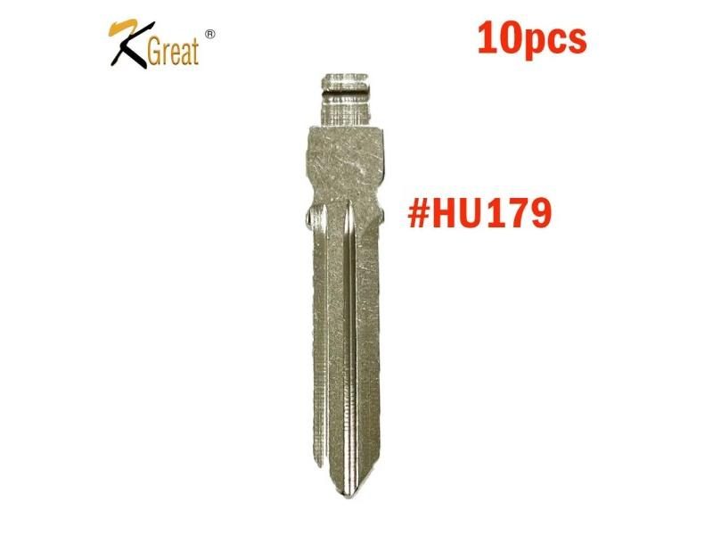 10pcs HU179 Uncut Flip Blank Key Blade For Renault Megane Espace Laguna Duster Carousel 1