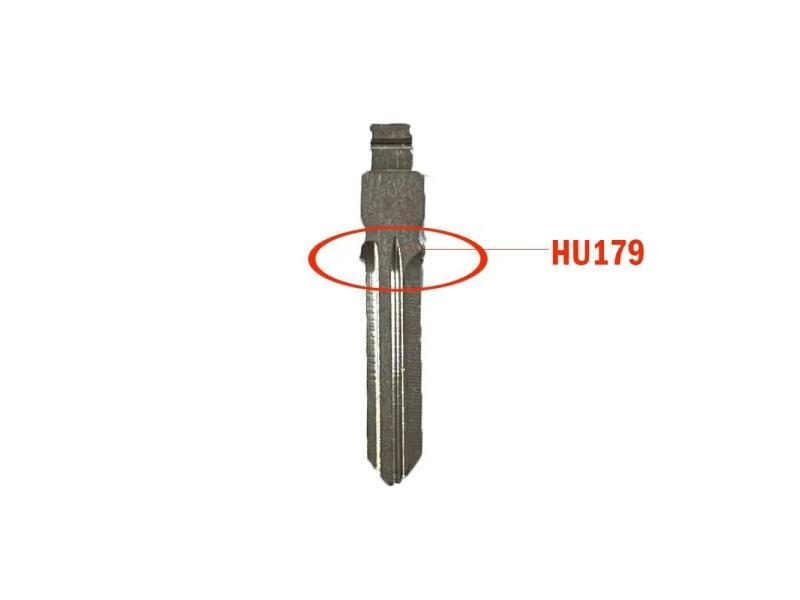 10pcs HU179 Uncut Flip Blank Key Blade For Renault Megane Espace Laguna Duster Carousel 2