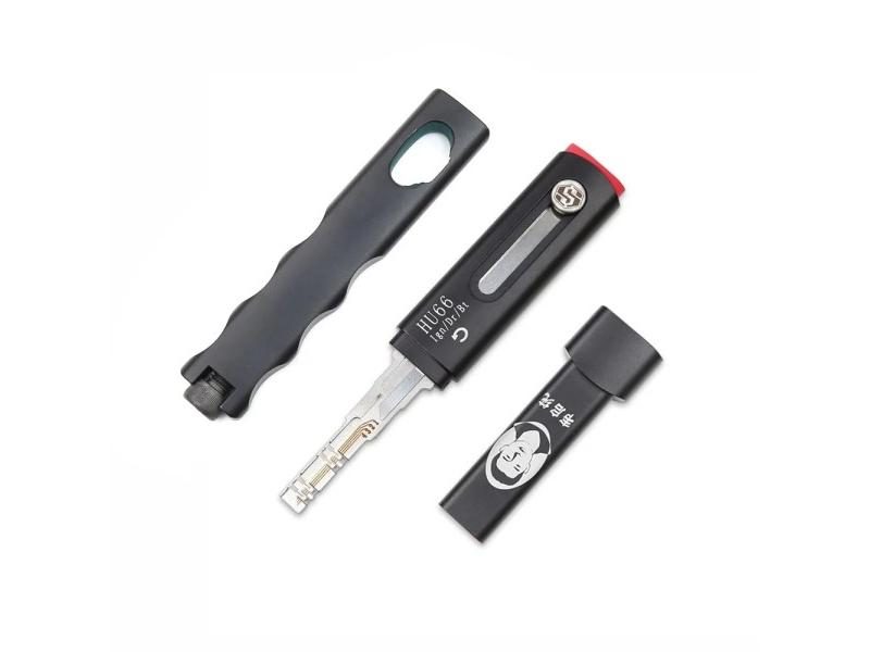 Hu66 Safe Durable 2 In 1 Lock Pick Decoder Update Tool Carousel 2