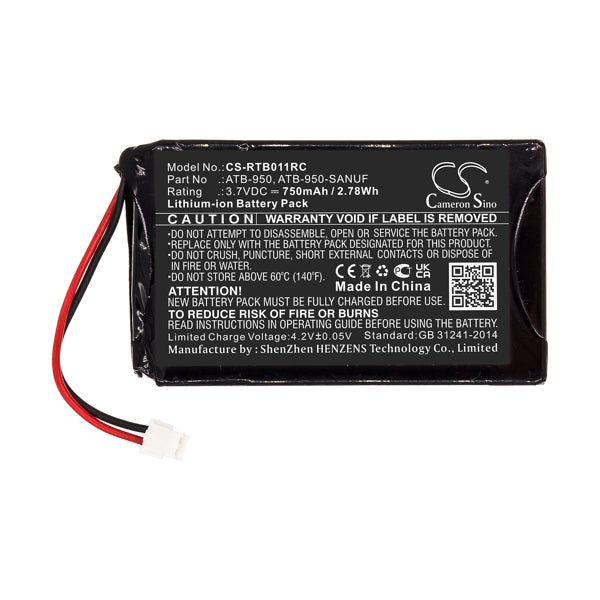 Cameron Sino Cs Rtb011Rc Replacement Battery For Rti Remote Control Carousel 1