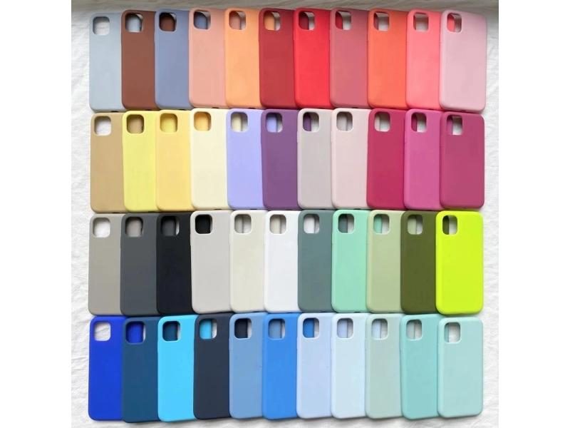 Original Official Logo Silicone Phone Cases For IPhone 11 12 13 14 15 Pro Max Carousel 2
