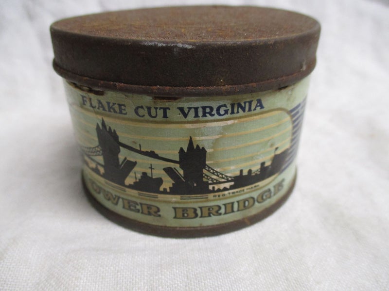 *Nice Old Tobacco Advertising Tin - Tower Bridge - Dutch Carousel 1
