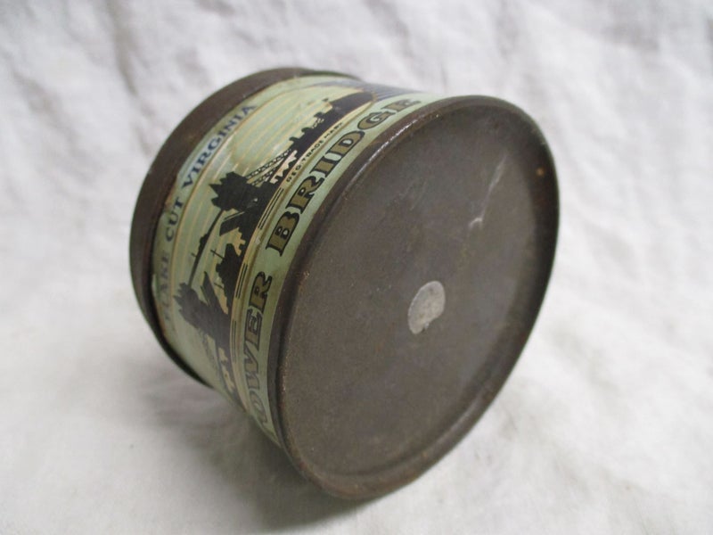 *Nice Old Tobacco Advertising Tin - Tower Bridge - Dutch Carousel 5