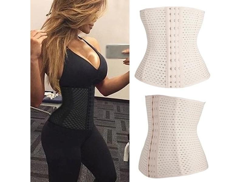 Women Corset Workout Waist Trainer For Underbust Tummy Control Carousel 2