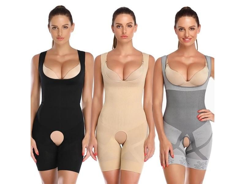 Women's Full Body Shaper Corset Waist Trainer Shaping Underwear Postpartum Carousel 2