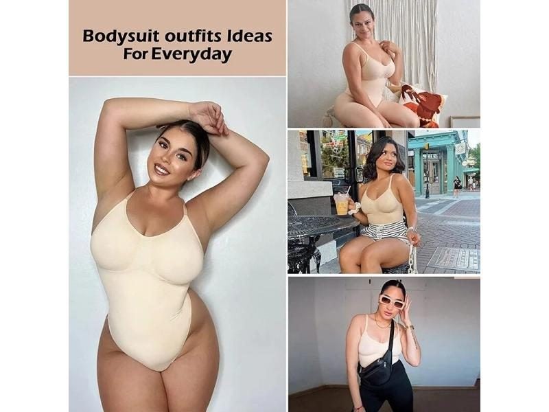 MISSMOLY Womens Backless Bodysuit Thong Tummy Control Butt Lifter Camisole Carousel 1