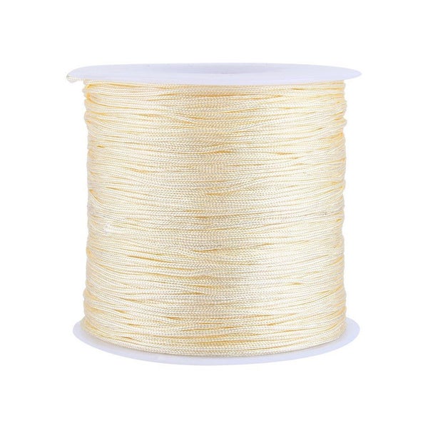 100M x 0.8mm Nylon Chinese Knot Cord Rattail Macrame Shamballa Thread String Carousel 1