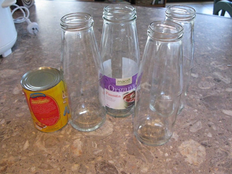 1x 720ml tall Glass Bottle with lid, wide mouth Carousel 3