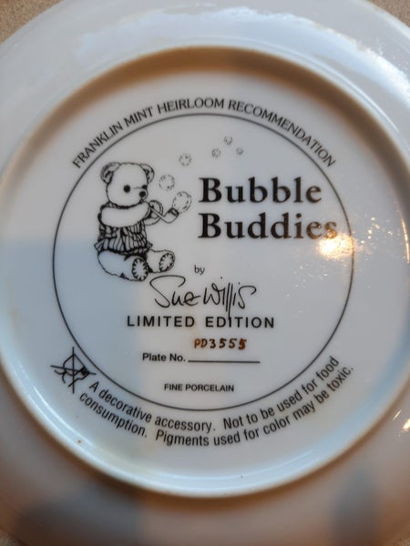 Franklin Mint Plate Heirloom Teddy Bear Collection Carousel 2