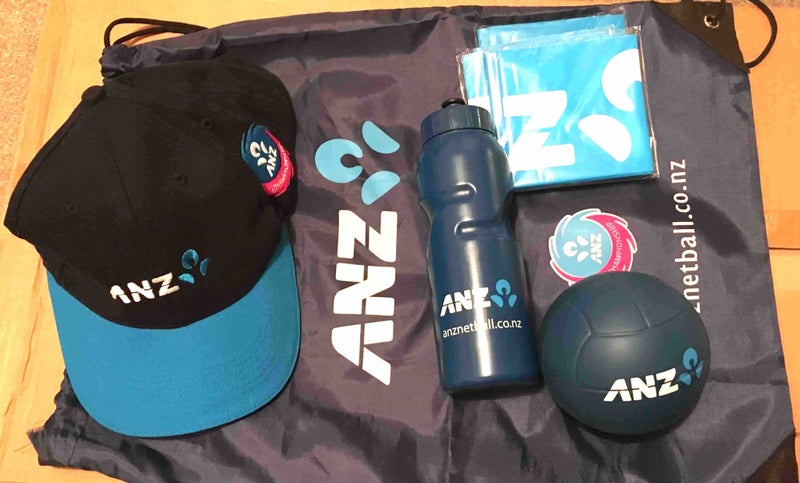 Netball Training Bag - ANZ Championship supporter's kit, with thundersticks Carousel 1