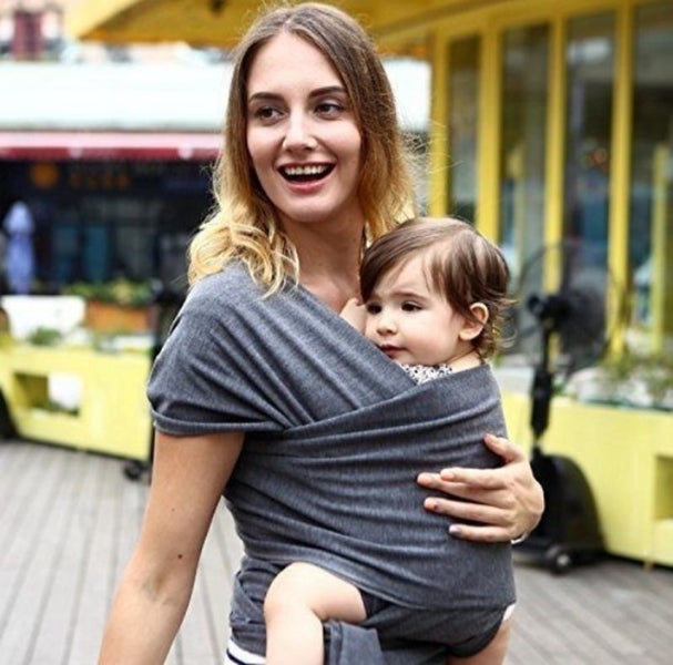 Baby Wrap Sling Carrier I0694DG0 Carousel 1