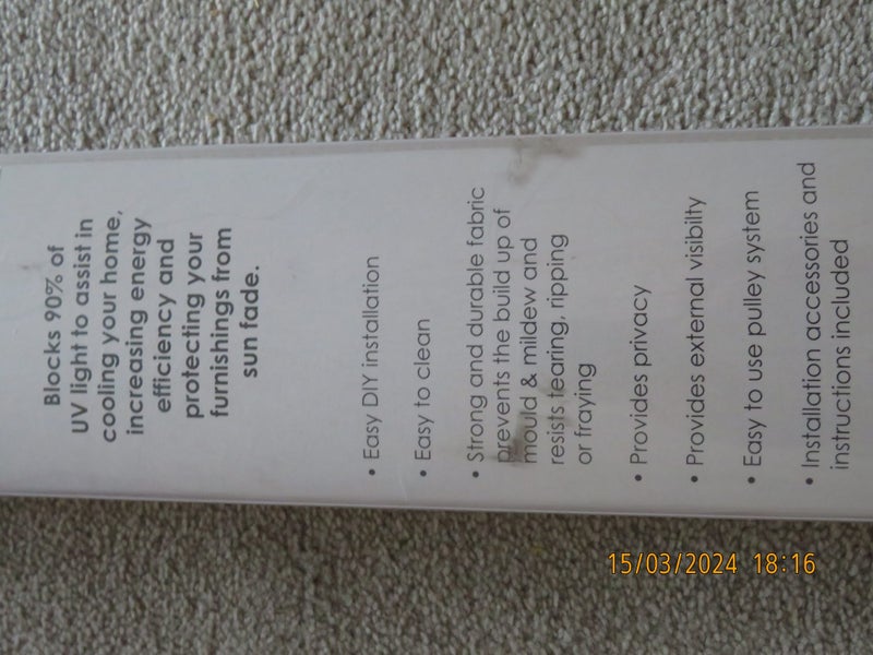 Shade Cloth Roll Up Blind Carousel 6
