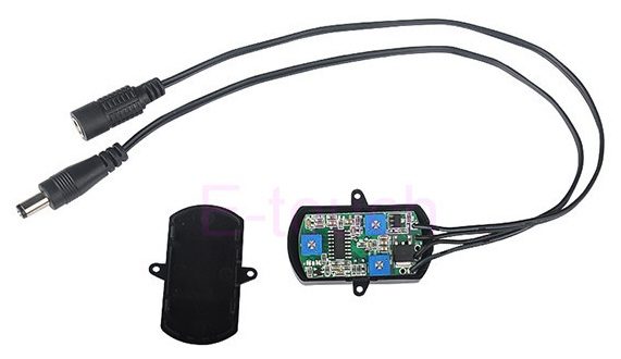 Motion Detector 12- 30 V for LED lights Solar black lens- model 010 LC5 Carousel 2