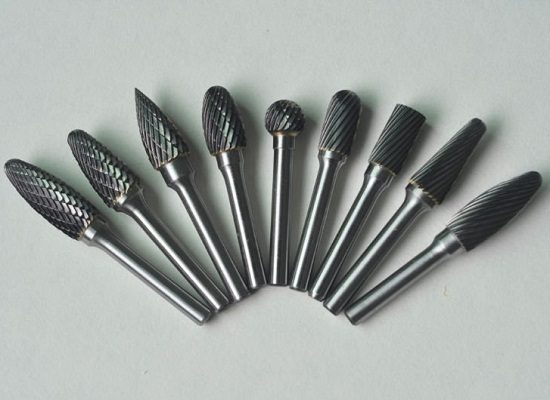 Tungsten Carbide Rotary File Burr Cutter 1/4" 6mm x 150mm long shaft OH1 Carousel 12