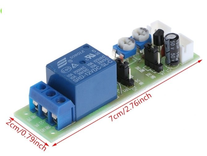 Dual Timer Relay ON OFF up to 15min various voltages RA2 Carousel 2