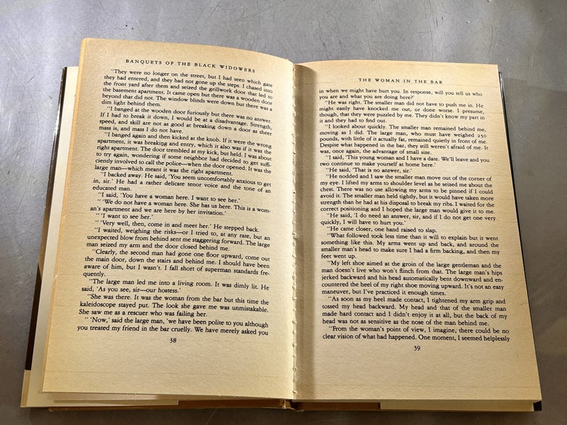 Vintage Book "Banquets of the Black Widowers" Isaac Asimov, 1st UK Edition, 1985 Carousel 7