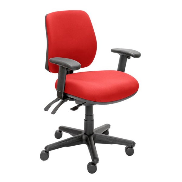 Buro Roma 3 Lever High Back Ergonomic Office Chair With Armrest, Nylon Base, ... Carousel 1