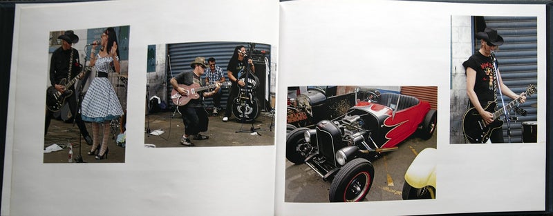 "The Scrounger's Hot Rod Blowout" Hard covered Photobook with Die Cut Cover Carousel 2