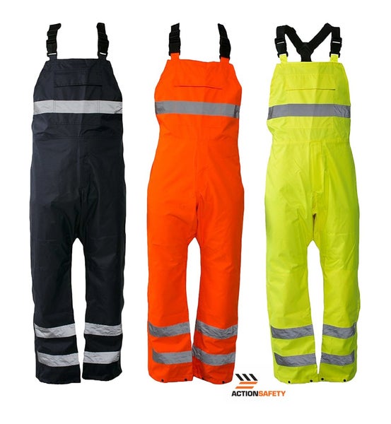 Caution StormPro Bib Overtrouser - Navy, Orange or Yellow - Sizes XS to 8XL Carousel 1