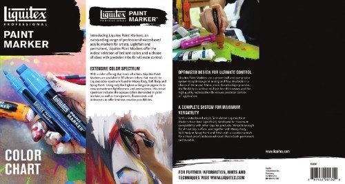 Liquitex Paint Marker Wide - Fluorescent Red (0983) Carousel 2