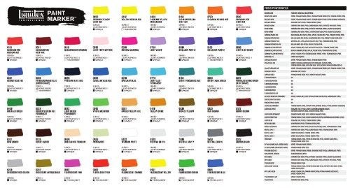 Liquitex Paint Marker Wide - Fluorescent Red (0983) Carousel 3