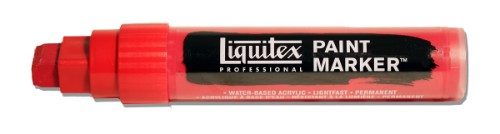 Liquitex Paint Marker Wide - Fluorescent Red (0983) Carousel 1