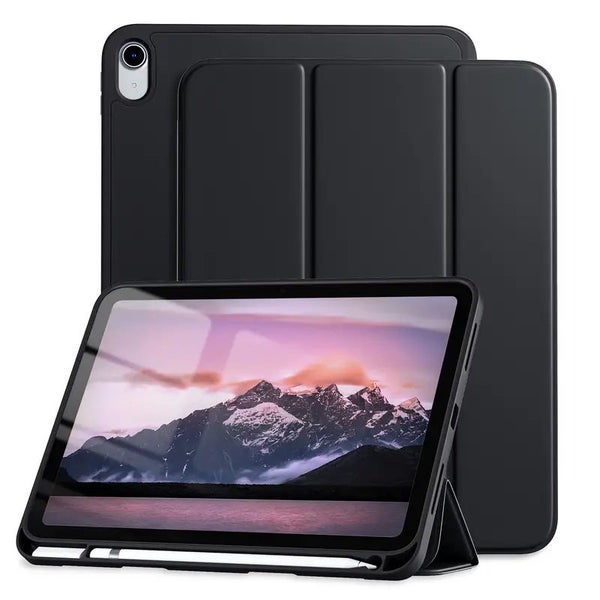 iPad 10.9 NEW iPad 10th Gen 2022 with Pencil Holder, Soft TPU Protective Stand Carousel 2