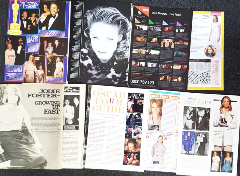 Movie magazine clippings: Halle Berry, Meryl Streep, Sigourney Weaver Carousel 6