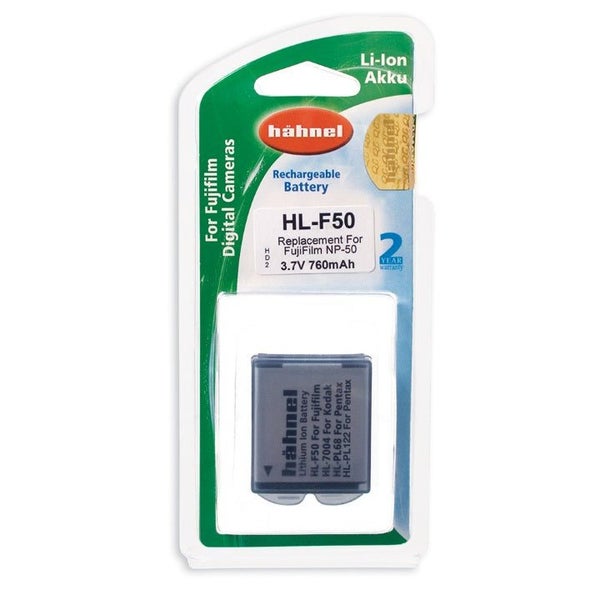 Hahnel NP-50 760mAh 3.7V HL-F50 Battery for Fujifilm Digital Camera Carousel 1
